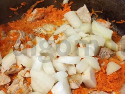 Daržovių troškinys su kiauliena Žingsnis 6