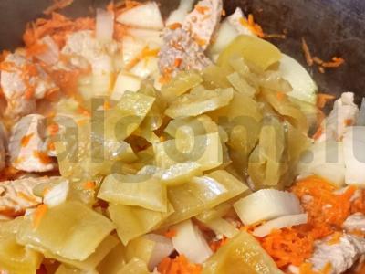 Daržovių troškinys su kiauliena Žingsnis 8