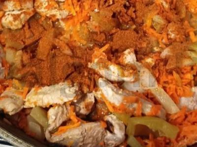 Daržovių troškinys su kiauliena Žingsnis 10