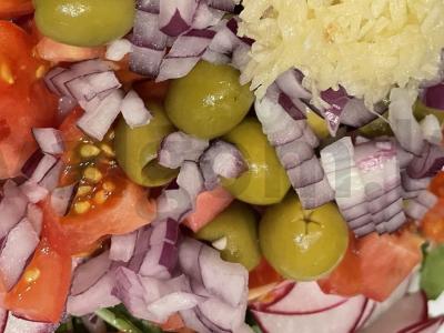 Salotas su rukola ir krevetėmis Žingsnis 4