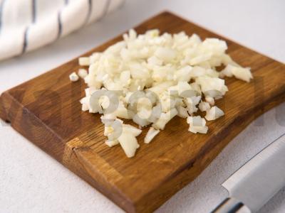 Grikių košė su troškiniu ir daržovėmis Žingsnis 2