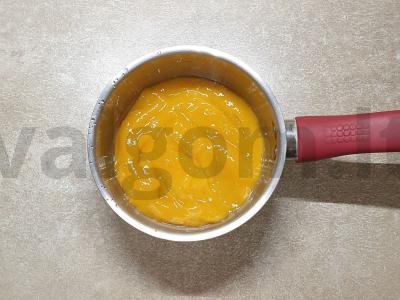 Mango ir balto šokolado musas Žingsnis 3