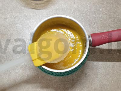 Mango ir balto šokolado musas Žingsnis 5