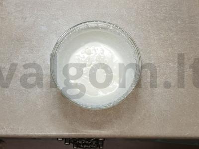 Mango ir balto šokolado musas Žingsnis 6