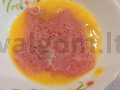 Kiaulienos kepsniai su prieskoniais Žingsnis 2