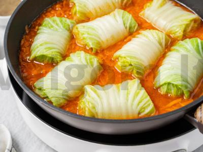 PP-žaliosios kopūstai iš Pekino kopūsto Žingsnis 7