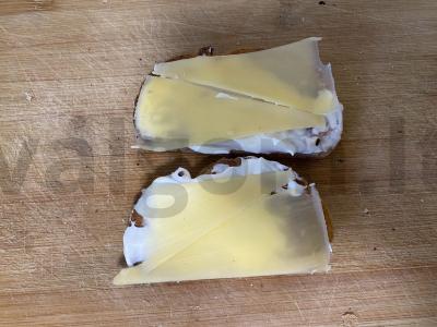 Super sūrio skrudinta duona su prieskoninėmis žolelėmis Žingsnis 6