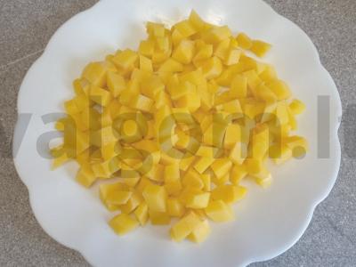 Sriuba su vištienos kukuliais ir pupelių mišiniu Žingsnis 2