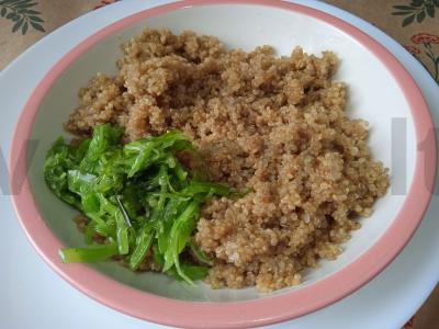 Bol su quinoa, kumpiu, avokadu ir jūros dumblių chuka Žingsnis 2