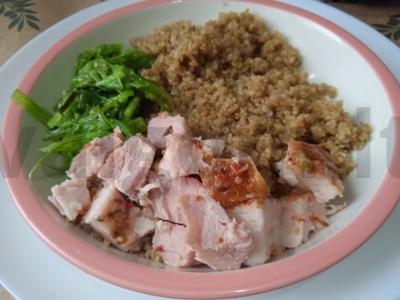 Bol su quinoa, kumpiu, avokadu ir jūros dumblių chuka Žingsnis 3