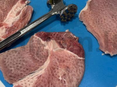 Kiaulienos šnicelis vakarienei Žingsnis 3