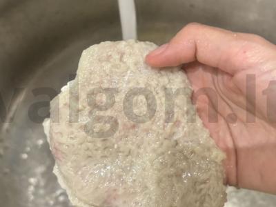 Kiaulienos šnicelis vakarienei Žingsnis 8