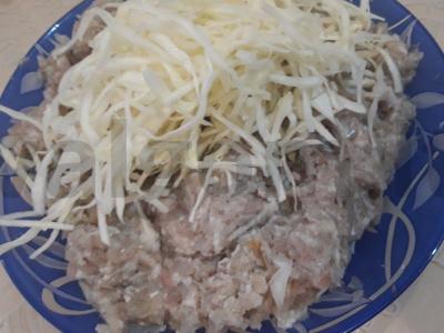 Kopūstų kotletai su mėsa Žingsnis 4