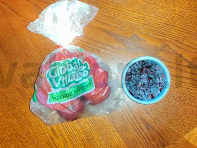 Šalčio kompotas su uogomis ir obuoliu Žingsnis 1