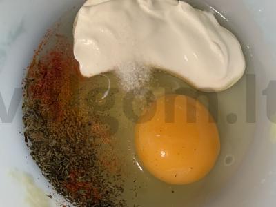 Kalakutiena tešloje Žingsnis 2