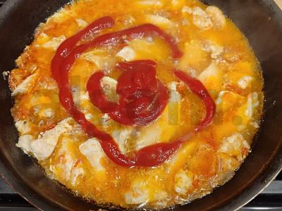 Vištienos krūtinėlės padažas su ryžiais Žingsnis 6