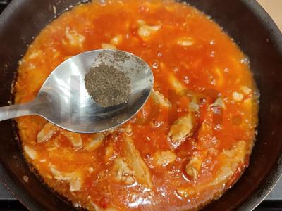 Vištienos krūtinėlės padažas su ryžiais Žingsnis 8