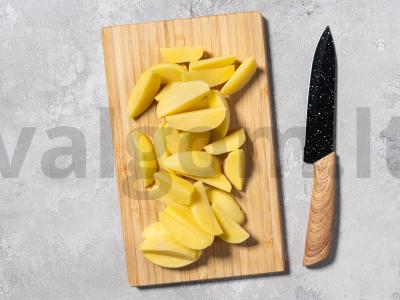 Kepta bulvė lėtoje viryklėje Žingsnis 1