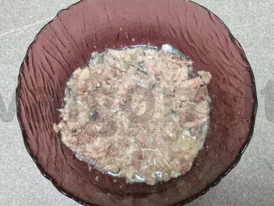 Žuvies salotas „Austrijos“ Žingsnis 2