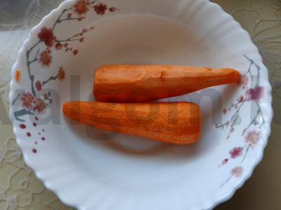 Morkų užkandis su česnaku Žingsnis 1