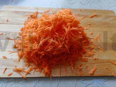 Morkų užkandis su česnaku Žingsnis 2