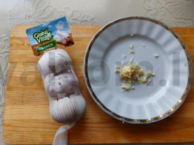 Morkų užkandis su česnaku Žingsnis 3