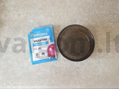 Vaisių želė su persikų gabaliukais Žingsnis 2