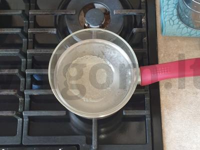 Vaisių želė su persikų gabaliukais Žingsnis 4