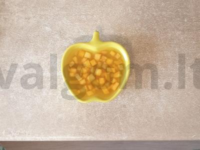 Vaisių želė su persikų gabaliukais Žingsnis 7