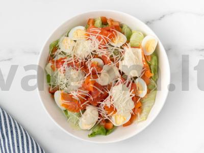 Rūkyto upėtakio salotos Žingsnis 7