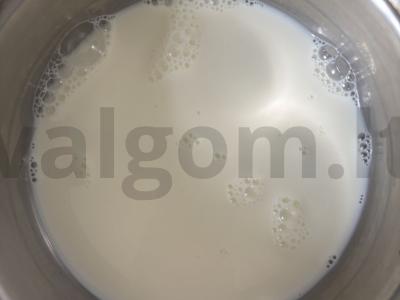 Avižinė košė su žemės riešutų sviestu Žingsnis 1