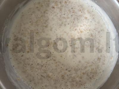 Avižinė košė su žemės riešutų sviestu Žingsnis 7