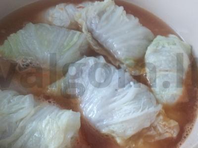 Pekino kopūstų golubcai Žingsnis 5