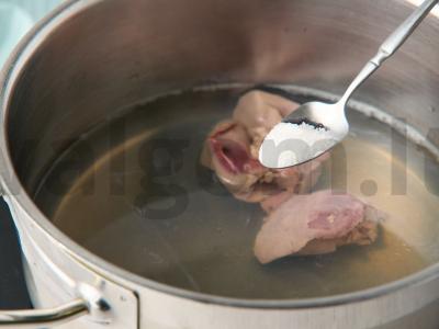 Kepenėlių salotos su kopūstais Žingsnis 1