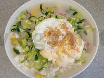 Okroška su virta vištienos filė ant duonos kvašo Žingsnis 8