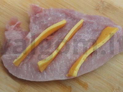 Kepta kalakutienos filė su sūriu Žingsnis 2