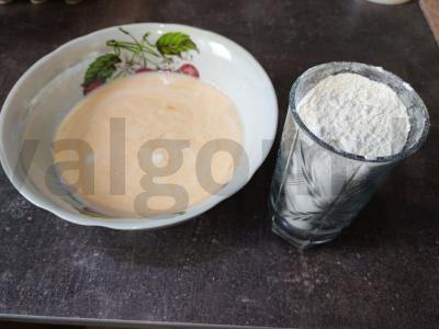 Blynai su varškės kremu Žingsnis 2