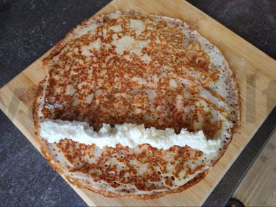 Blynai su varškės kremu Žingsnis 9