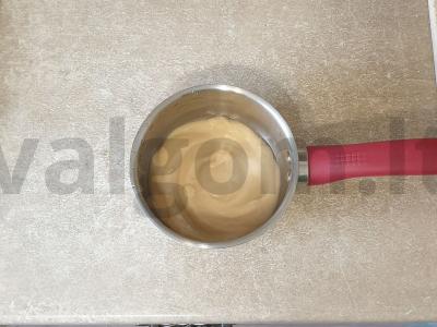 Agar-agar želė su vaisių tyrė Žingsnis 1