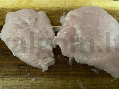 Kalakutienos filė kepsnys Žingsnis 1