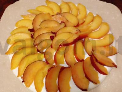 Galetė su persikais Žingsnis 12