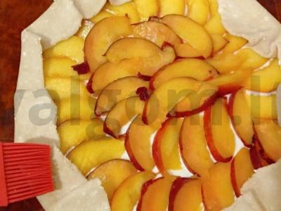 Galetė su persikais Žingsnis 14