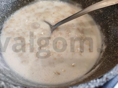 Avižų košė be laktozės pieno Žingsnis 5