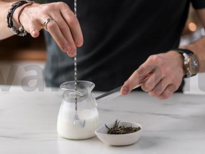 Kokteilis „Šaltakraujis latte“ Žingsnis 2