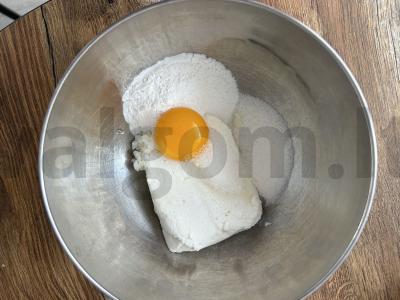 PP varškėčiai iš liesos varškės Žingsnis 1