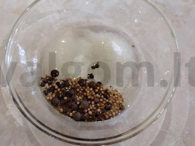 Skaniausia prieskonių sūdyta žuvis Žingsnis 2