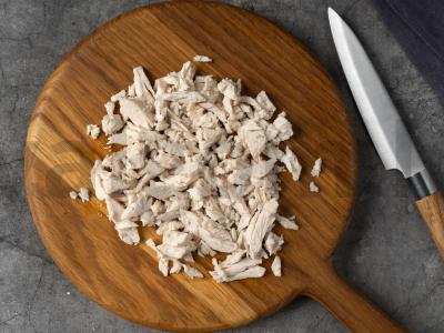 Kepta grietinės enchilada su vištiena Žingsnis 1