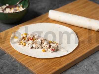 Kepta grietinės enchilada su vištiena Žingsnis 6