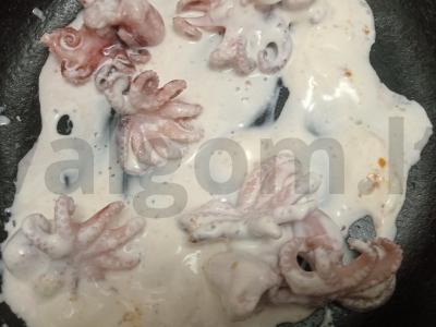 Kvinoja su aštuonkojais grietinėje Žingsnis 4