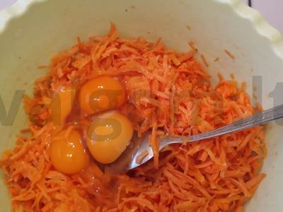 Morkų-moliūgų apkepas su linų sėmenimis Žingsnis 4